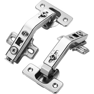 image:imageChibery 4 Pack 165 Degree Lazy Susan Hinge Face Frame CLIP ON Plate for Easy Installation Soft Close Multipivot Concealed hardware for Corner Kitchen Cabinet Cupboard Folded Folden Door Closets135