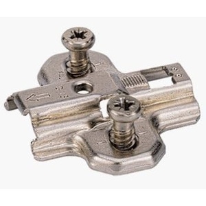 image:imageMounting Plate 0 MmWScrews Euro Concealed Nickel