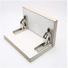 image:image180 Degree Hydraulic Folding Hinge Frameless Cabinet Door Concealed Hinge Furniture Hardware Folding Table Hinge for DIY Home Improvement 2 Pcs
