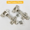 image:image2Pack Frameless Full Overlay Soft Close Cabinet Hinges 50 Faster Install with ClipOn Plate 3D Adjustment Durable amp Quiet European Concealed Cabinet Door Hinges  Screws IncludedFull Overlay