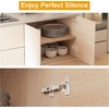 image:image2Pack Frameless Full Overlay Soft Close Cabinet Hinges 50 Faster Install with ClipOn Plate 3D Adjustment Durable amp Quiet European Concealed Cabinet Door Hinges  Screws IncludedFull Overlay