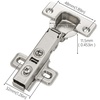 image:image2Pack Frameless Full Overlay Soft Close Cabinet Hinges 50 Faster Install with ClipOn Plate 3D Adjustment Durable amp Quiet European Concealed Cabinet Door Hinges  Screws IncludedFull Overlay