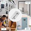 image:image4Inch Quick Release Hinge 304 Stainless Steel Detach 2 PCS  Rustproof spring release hinges 6 holes for cabinet electrical enclosure doors horizontal vertical mounting easy install15