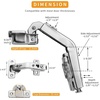image:imageChibery 2 Pack 1 Pairs 135 Lazy Susan Hinge Full Overlay Concealed for Corner Kitchen Cabinet Replacement Hardware Cupboard Folded Folden Door135