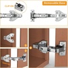 image:imageChibery 2 Pack 1 Pairs 135 Lazy Susan Hinge Full Overlay Concealed for Corner Kitchen Cabinet Replacement Hardware Cupboard Folded Folden Door165