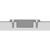 image:imageHettich 9125528 Corner Hinge 95 for Corner Cabinets and Existing Doors Pot Diameter 35 mm 45 Crank 0 mm NickelPlated Steel Pack of 2 9125528Pack of 2