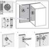 image:imageHettich Ecomat 1 Spring Hinge 110 NickelPlated Diameter 35 mm Offset 0 mm for Inset Doors 2 Pieces 9320TH42 VL