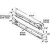 image:imagePrimeLine MP7210 Drawer Slide Kit  Replace Drawer Track Hardware  SelfClosing Design Fits Most Bottom SideMounted Drawer Systems 1534 In Steel Tracks Plastic Wheels White 1 Pair