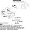 image:imagePrimeLine MP7210 Drawer Slide Kit  Replace Drawer Track Hardware  SelfClosing Design Fits Most Bottom SideMounted Drawer Systems 1534 In Steel Tracks Plastic Wheels White 1 Pair