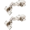 image:imageHettich 9125528 Corner Hinge 95 for Corner Cabinets and Existing Doors Pot Diameter 35 mm 45 Crank 0 mm NickelPlated Steel Pack of 2 9125528Pack of 2