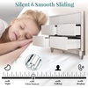 image:image21 Inch Soft Close Undermount Drawer Slides 1 Pair5D Adjustable Full Extension Face Frame Cabinet Sildes 100LB Load Capacity Rail Runners with Detachable Bottom Rear Mount Brackets15 Inch