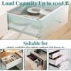 image:image21 Inch Soft Close Undermount Drawer Slides 1 Pair5D Adjustable Full Extension Face Frame Cabinet Sildes 100LB Load Capacity Rail Runners with Detachable Bottom Rear Mount Brackets15 Inch