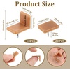 image:imageDrawer Glides 30 PCS Plastic Drawer Slides Drawers Glides Bottom Mount for Repairing Dressers Making All the Drawers Slide Smoothly 20 Square and 10 PCS L Shape