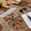 image:imageDrawer Glides 30 PCS Plastic Drawer Slides Drawers Glides Bottom Mount for Repairing Dressers Making All the Drawers Slide Smoothly 20 Square and 10 PCS L Shape