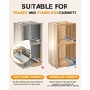 image:imageGobrico Soft Close Under Mounting Drawer Slides 18 inch 1Pair Full Extension Concealed Drawer Runners Glides21 Inch