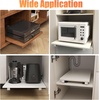 image:imagePair Undermount Drawer Slides Bottom Mount Pull Out Shelf Slider Under Mount Drawer Glides Full Extension Soft Close Drawer Runner Shelf Track for Kitchen Face Frame or Frameless Cabinet Drawer8 Inch