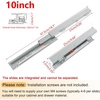 image:imagePair Undermount Drawer Slides Bottom Mount Pull Out Shelf Slider Under Mount Drawer Glides Full Extension Soft Close Drawer Runner Shelf Track for Kitchen Face Frame or Frameless Cabinet Drawer10 Inch