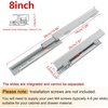 image:imagePair Undermount Drawer Slides Bottom Mount Pull Out Shelf Slider Under Mount Drawer Glides Full Extension Soft Close Drawer Runner Shelf Track for Kitchen Face Frame or Frameless Cabinet Drawer8 Inch