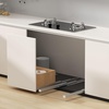 image:imagePair Undermount Drawer Slides Bottom Mount Pull Out Shelf Slider Under Mount Drawer Glides Full Extension Soft Close Drawer Runner Shelf Track for Kitchen Face Frame or Frameless Cabinet Drawer8 Inch