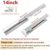 image:imagePair Undermount Drawer Slides Bottom Mount Pull Out Shelf Slider Under Mount Drawer Glides Full Extension Soft Close Drawer Runner Shelf Track for Kitchen Face Frame or Frameless Cabinet Drawer14 Inch