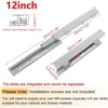 image:imagePair Undermount Drawer Slides Bottom Mount Pull Out Shelf Slider Under Mount Drawer Glides Full Extension Soft Close Drawer Runner Shelf Track for Kitchen Face Frame or Frameless Cabinet Drawer12 Inch