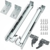 image:image21 Inch Soft Close Undermount Drawer Slides 1 Pair5D Adjustable Full Extension Face Frame Cabinet Sildes 100LB Load Capacity Rail Runners with Detachable Bottom Rear Mount Brackets21 Inch