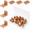 image:imageDrawer Glides 30 PCS Plastic Drawer Slides Drawers Glides Bottom Mount for Repairing Dressers Making All the Drawers Slide Smoothly 20 Square and 10 PCS L Shape