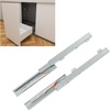 image:imagePair Undermount Drawer Slides Bottom Mount Pull Out Shelf Slider Under Mount Drawer Glides Full Extension Soft Close Drawer Runner Shelf Track for Kitchen Face Frame or Frameless Cabinet Drawer8 Inch
