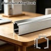 image:image6FT72in Sliding Pocket Door Track Kit  AluminumNo Door  Featuring Soft CloseSpring Rebound FunctionSlide Smoothly QuietlyStandard