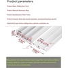 image:imageAdjustable Triple Track Sliding Door Hardware Kit  1024in Aluminum Rails for Wardrobe Room Divider and Cabinet Doors  Easy Flush Mount Installation 512in130cm472in120cm