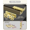 image:imageHeavy Duty Sliding Door Hardware Kit  Track System for Closet Cabinet amp Garage Door  Easy Installation Durable amp Stylish Sliding SolutionsChampagne Gold
