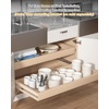 image:imageChibery 20 Side Mount Soft Close Drawer Slides Full Extension 6 Pairs  HeavyDuty 100 Lbs Metal Ball Bearing Runners Smooth Slow Quiet Self Closing Glides Tracks for Kitchen Cabinets Dressers20 Inch