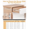 image:imageChibery 20 Side Mount Soft Close Drawer Slides Full Extension 6 Pairs  HeavyDuty 100 Lbs Metal Ball Bearing Runners Smooth Slow Quiet Self Closing Glides Tracks for Kitchen Cabinets Dressers14 Inch