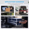 image:imageSHUHANG 1 Pair 150 lb Load Capacity Heavy Duty Drawer Slides 16 Inch Full Extension Ball Bearing Rails Side Mount Cabinet Glides RV Tool Box Runners12 Inch