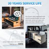 image:imageSHUHANG 1 Pair 150 lb Load Capacity Heavy Duty Drawer Slides 16 Inch Full Extension Ball Bearing Rails Side Mount Cabinet Glides RV Tool Box Runners12 Inch