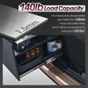 image:imageSHUHANG 1 Pair 150 lb Load Capacity Heavy Duty Drawer Slides 16 Inch Full Extension Ball Bearing Rails Side Mount Cabinet Glides RV Tool Box Runners12 Inch