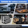 image:imageSHUHANG 1 Pair 150 lb Load Capacity Heavy Duty Drawer Slides 16 Inch Full Extension Ball Bearing Rails Side Mount Cabinet Glides RV Tool Box Runners12 Inch