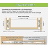 image:imageSLIDEWAY 260 Lbs Heavy Duty Drawer Slides 10 Full Extension Sliding RailsW51mm150LBSwith lock