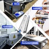image:imageSLIDEWAY 260 Lbs Heavy Duty Drawer Slides 10 Full Extension Sliding RailsW53mm260LBSwith lock